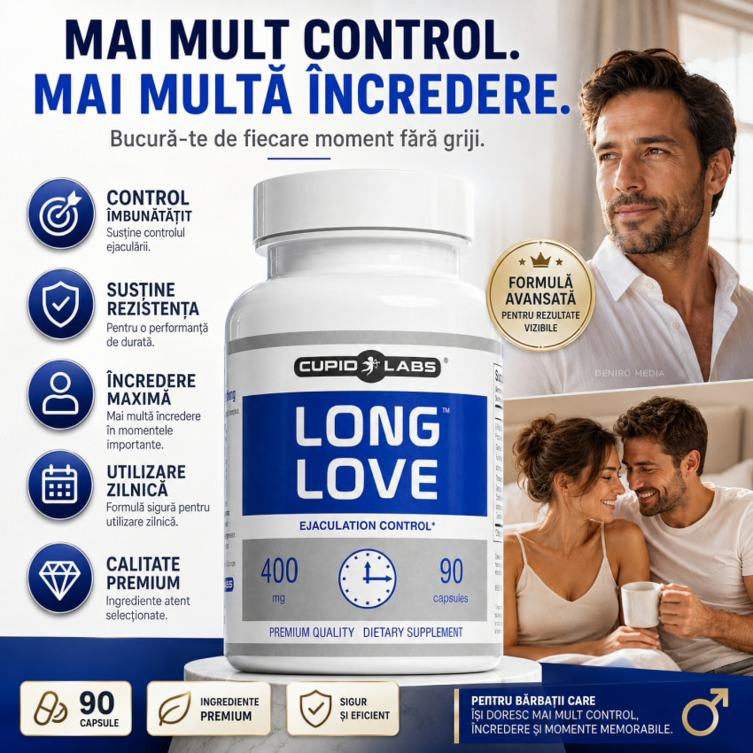 Pastile Ejaculare Timpurie Long Love 90capsule