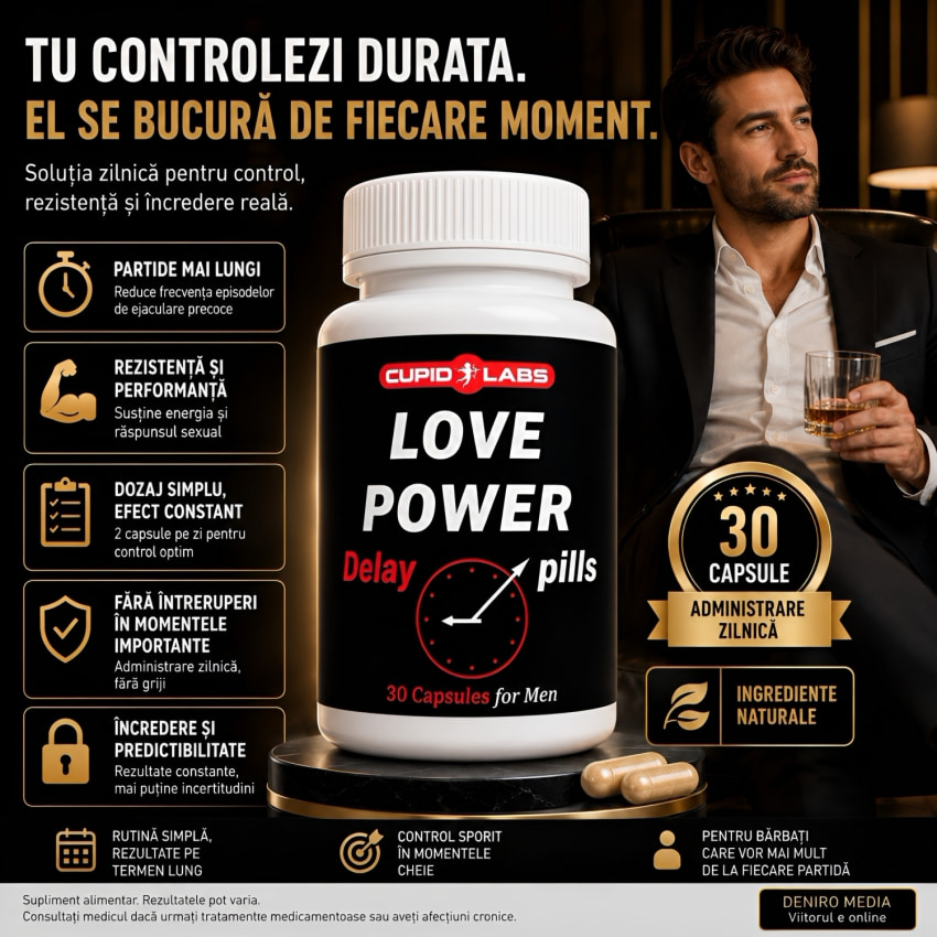 Pastile Ejaculare Timpurie Love Power 30capsule