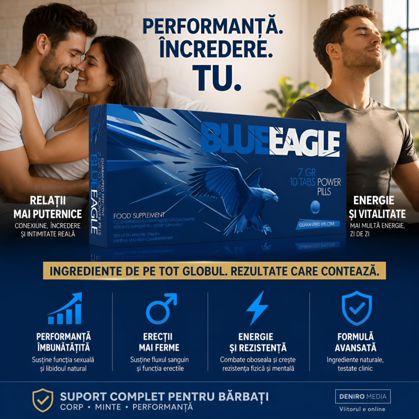 Pastile Sculare Performantă Blue Eagle 10 capsule