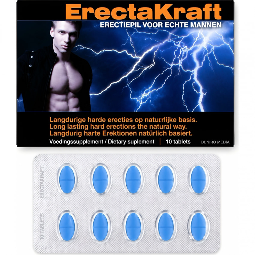 Pastile Erecție ErectaKraft 10 capsule