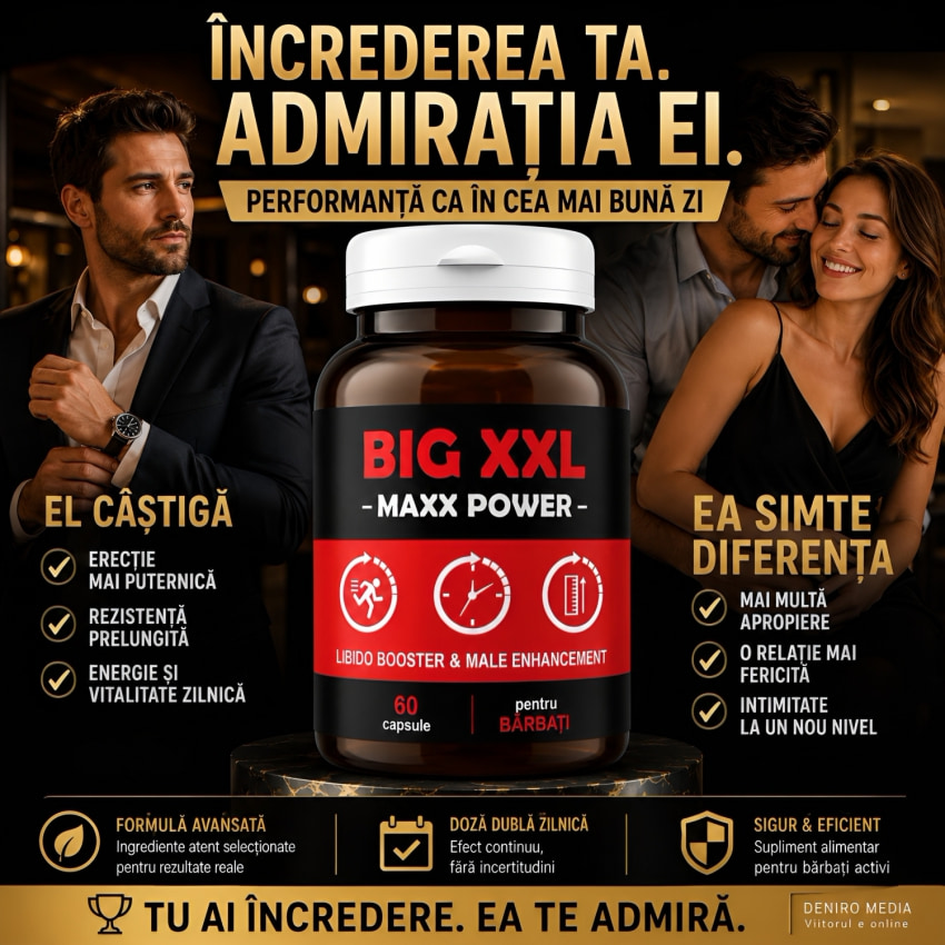 Pastile Sculare Și Vigoare Big XXL Max Power 60 capsule