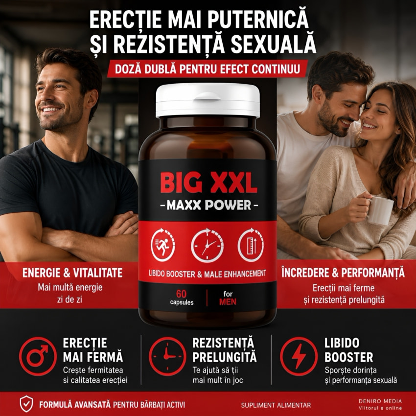 Pastile Sculare Și Vigoare Big XXL Max Power 60 capsule