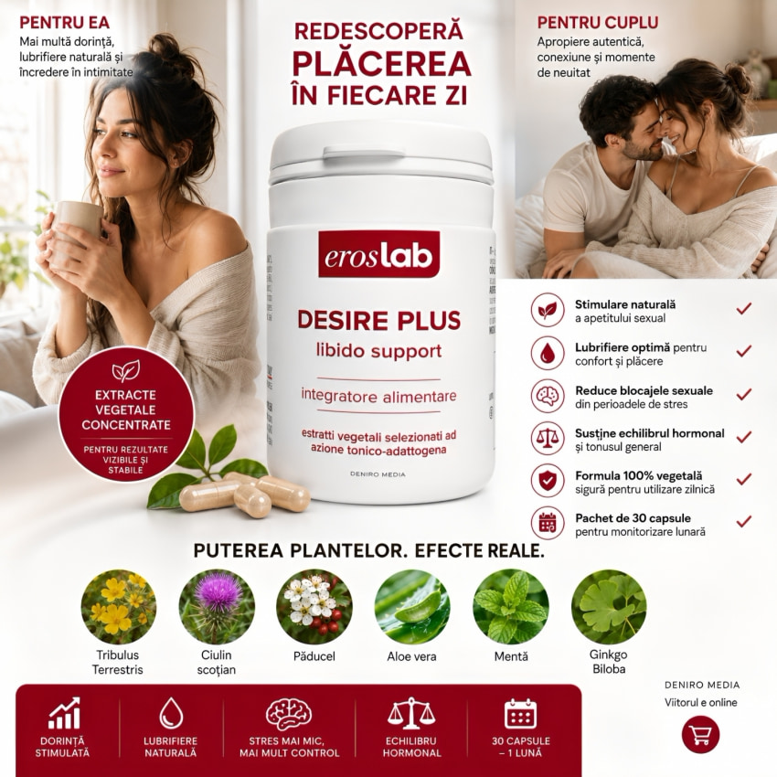 Pastile Libido Feminin Desire Plus 30 buc