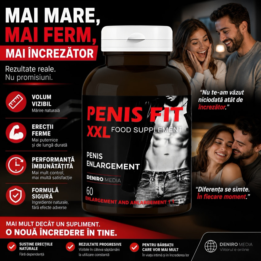 Pastile Mărire Falus Fit XXL 60capsule