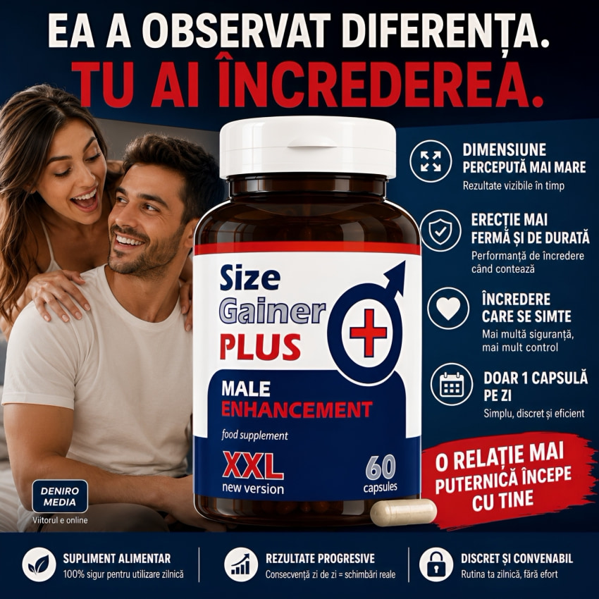 Pastile Mărire Sex Size Gainer Plus 60capsule