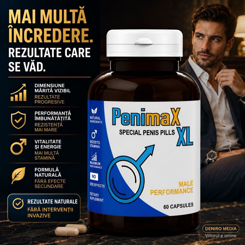 Pastile Creșterea Penisului Penimax XXL 60capsule