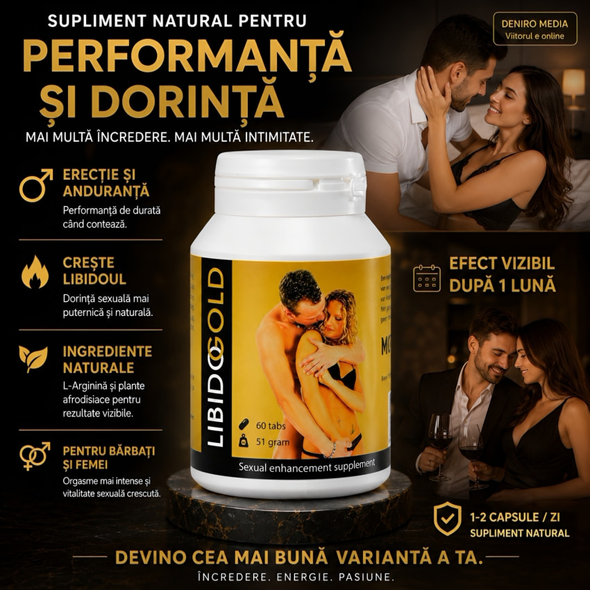 Pastile Pentru Creșterea Poftei LibidoGold 60capsule