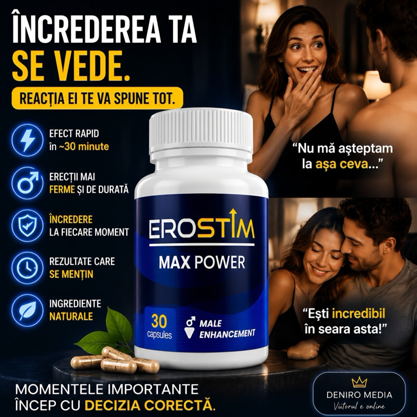 Pastile Pentru Erecție EroStim Max Power 30buc