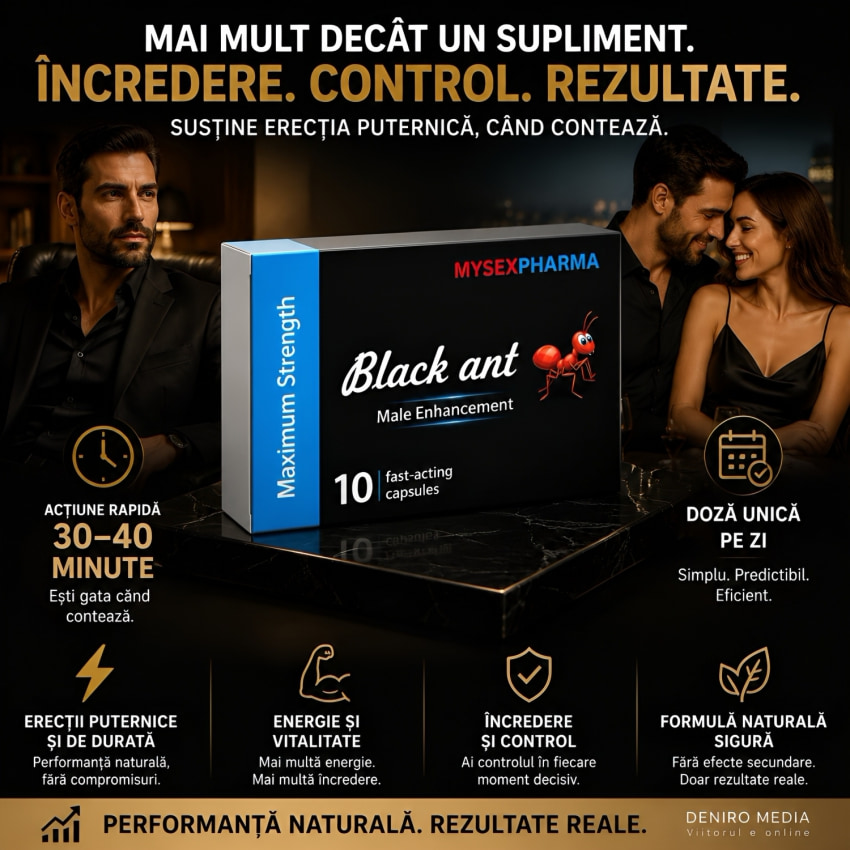 Pastile Vigoare Cupid Labs Black Ant 10buc