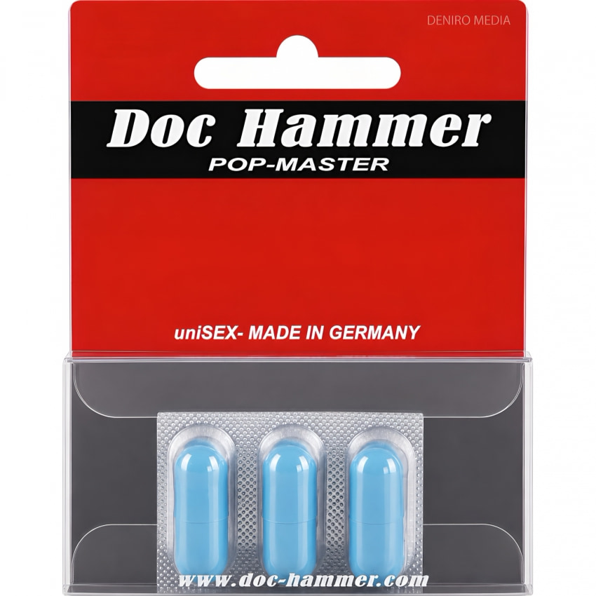 Pastile Potență Doc Hammer Pop-Master 3buc