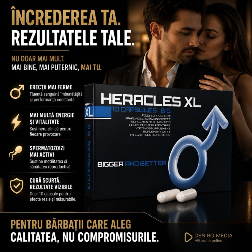 Pastile Potentă Heracles XL 10 capsule