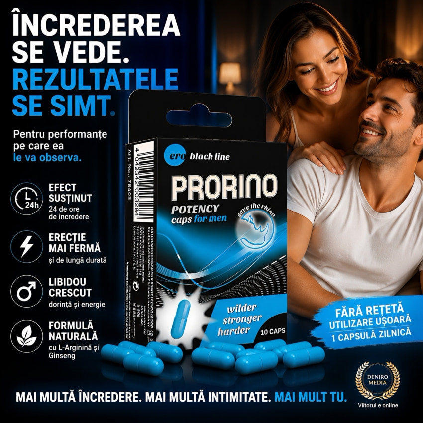 Pastile Potență Prorino 10capsule