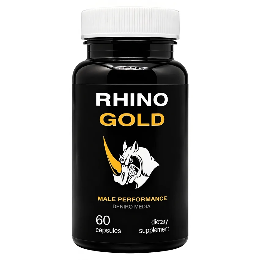 Pastile Rhino Gold Pentru Mărirea Penisului 60capsule