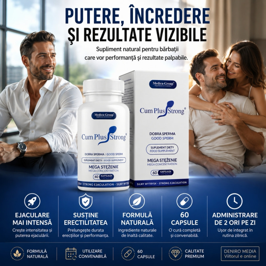 Pastile Strong Pentru Mai Multă Lichid seminal 60capsule