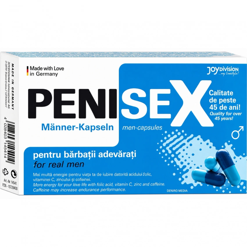 Penisex Capsule Pentru Erecție Puternică 40buc
