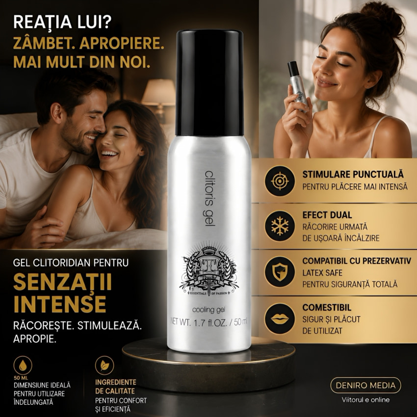 Pharmquests Gel Pentru clitoris 50 ml — Răcorire și Intensitate
