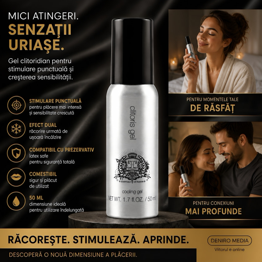 Pharmquests Gel Pentru clitoris 50 ml — Răcorire și Intensitate