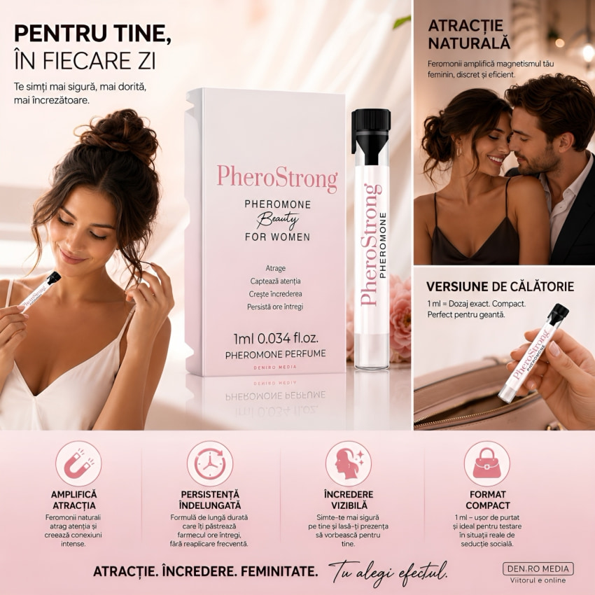 PheroStrong Beauty — Parfum Hormoni de atracție 1 ml Floral-oriental