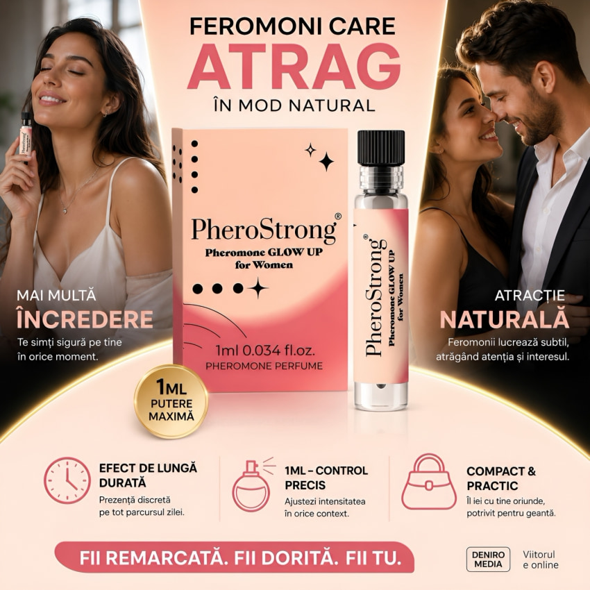 PheroStrong Glow-Up Pentru Prietene — Parfum Discret 1 ml