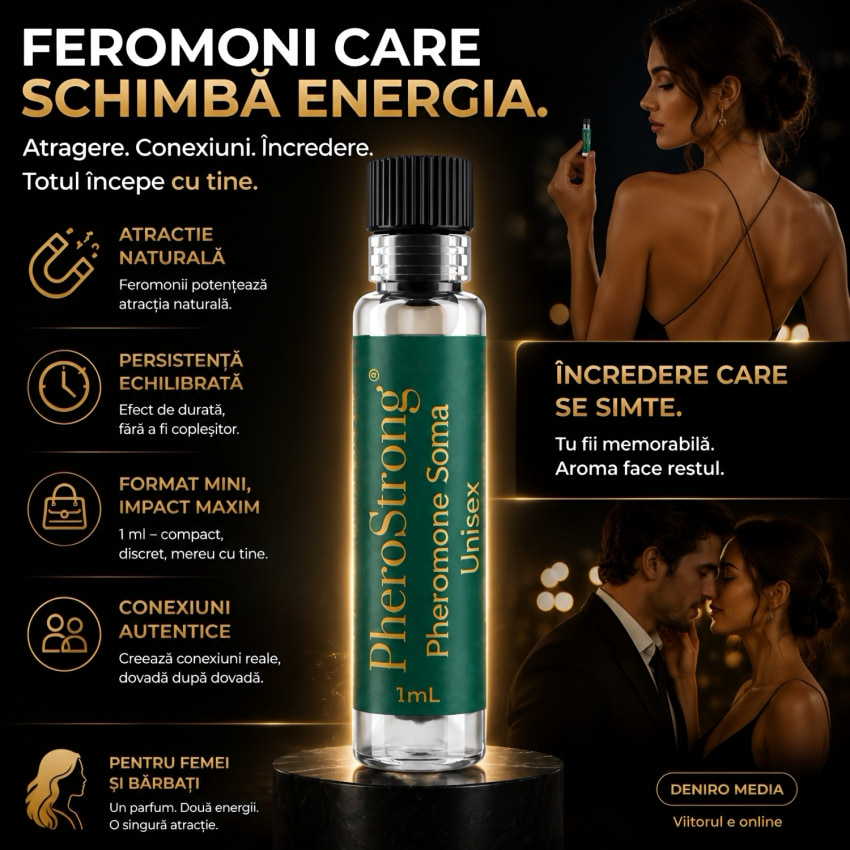 PheroStrong Parfum cu Feromoni Unisex 1 ml Aură Magnetică
