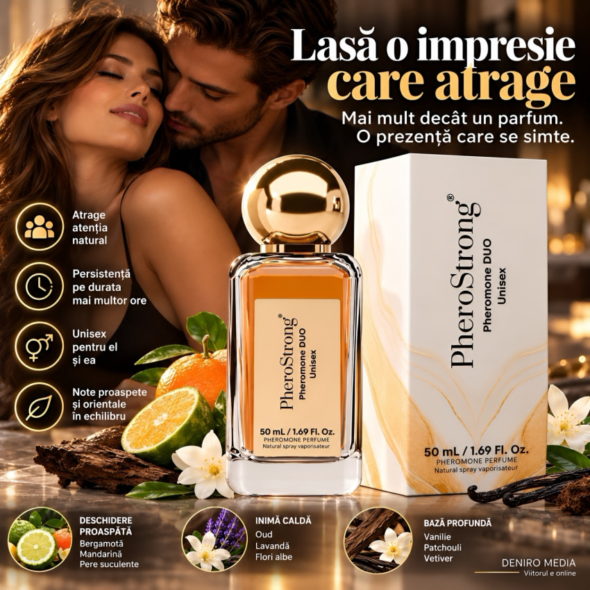 PheroStrong Pheromone DUO Unisex pentru Fascinație 50ml