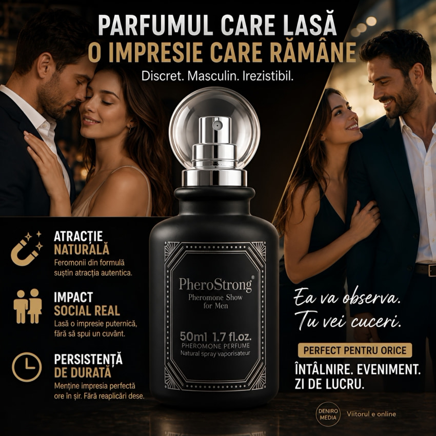 PheroStrong Show — Parfum Bărbătesc Discret, 50 ml
