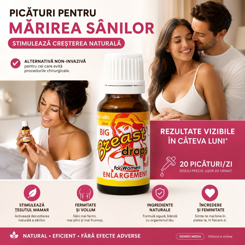 Picături Alungirea Sânilor Breast Drops 20 ml