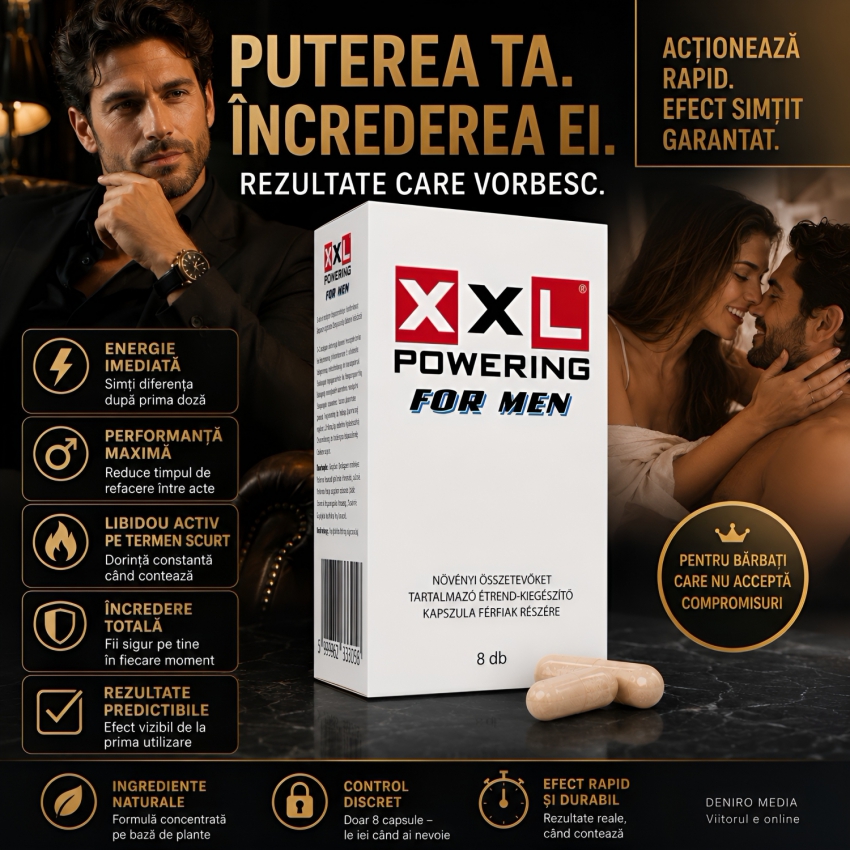 Potență Mare Pills XXL Powering Satisfy — 8 Capsule