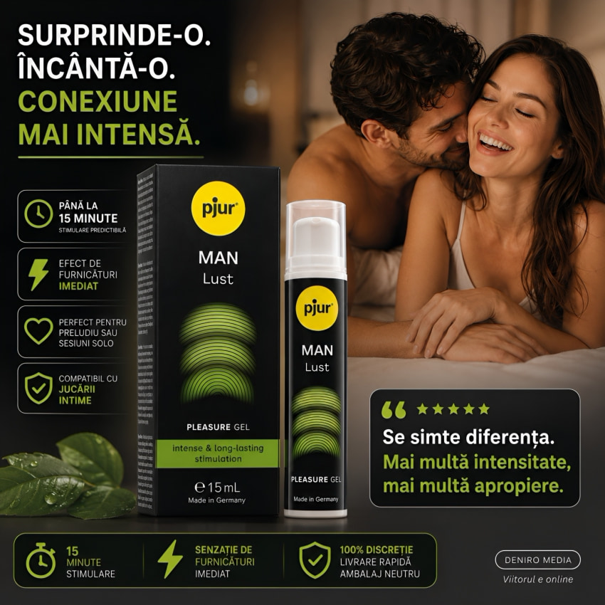 Pjur MAN Lust – Gel Stimulant Pentru Bărbați 15ml