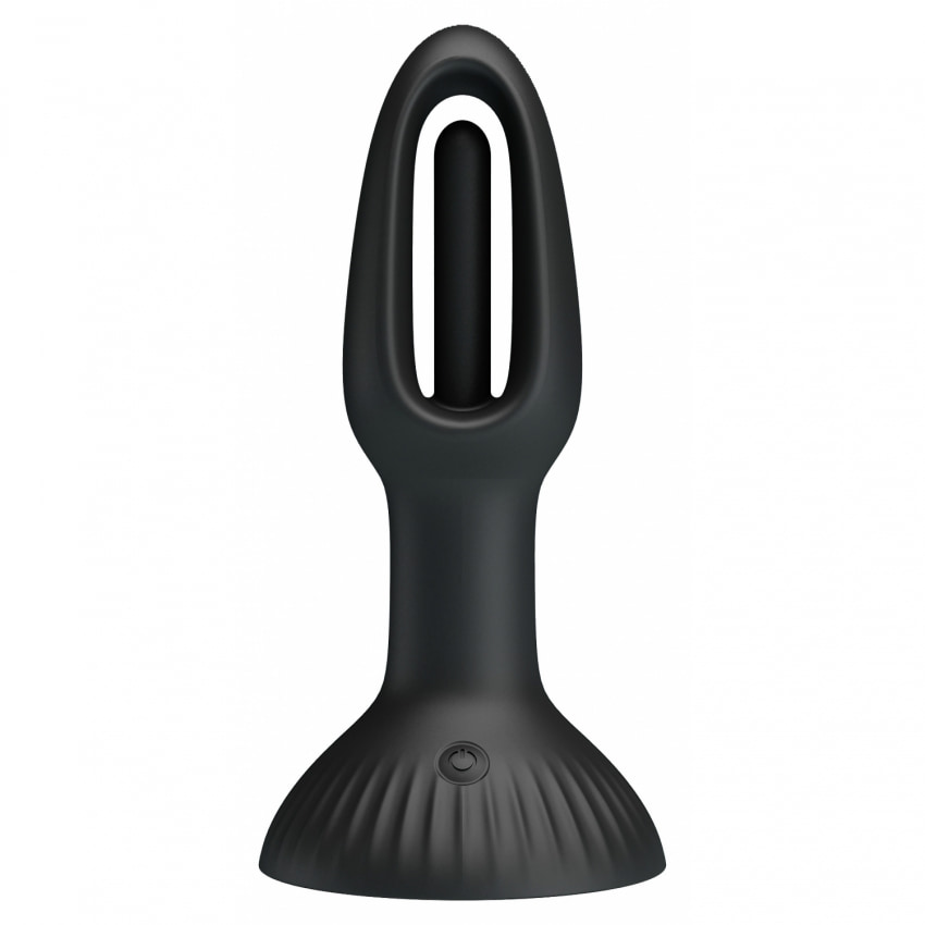 Pretty Love Hubert Vibrator Anal cu 7 Moduri Wiggling Negru