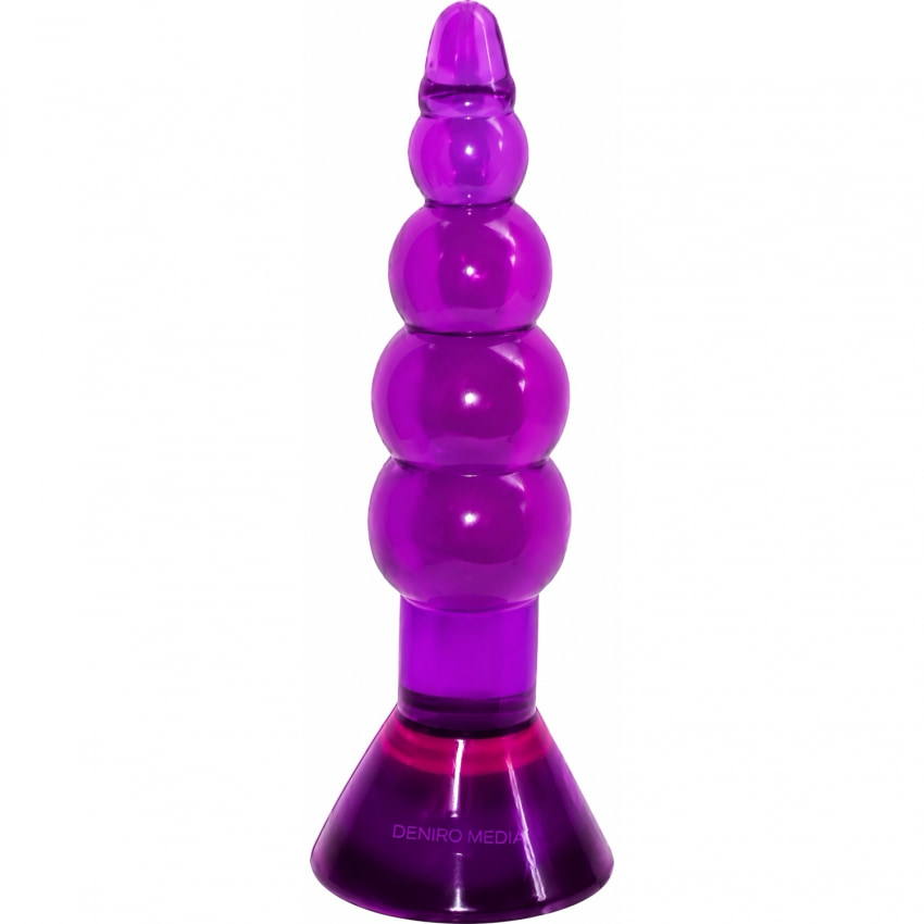 Plug Anal Riders Debra — Șir De Bile, Mov Discret