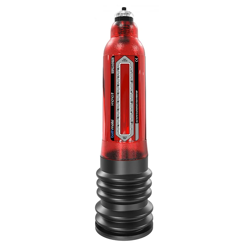 Pompă Penis Hydro 7 Roșu
