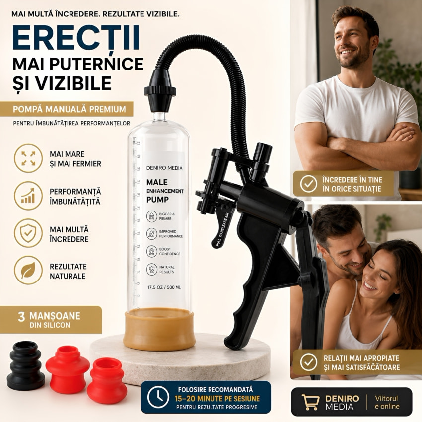 Pompă Penis The Perfect Pump Transparent