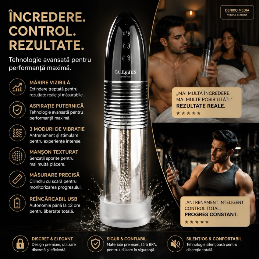 Pompă Pentru Sex Executive Automatic Smart Negru