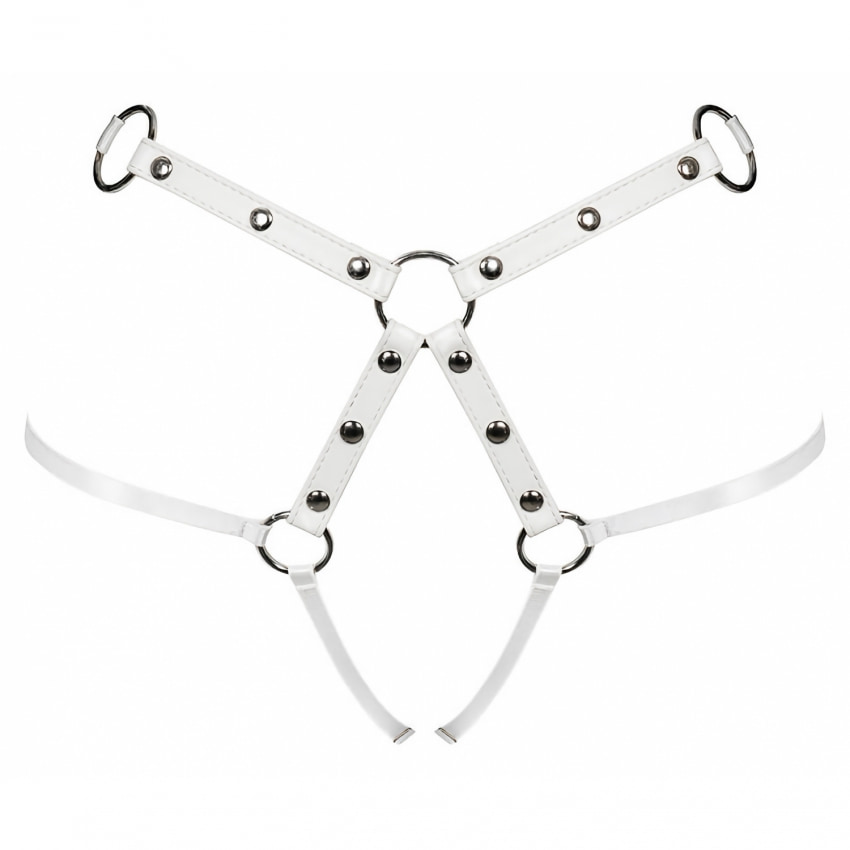 Portjartier Obsessive A758 Alb S-L