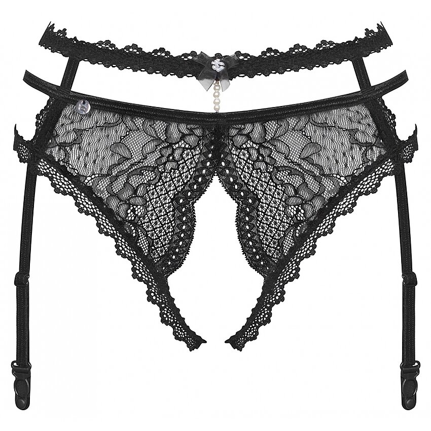 Portjartier Obsessive Pearlove Negru M-L