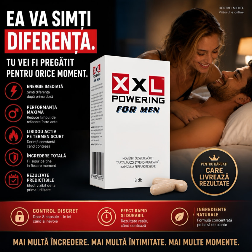 Potență Mare Pills XXL Powering Satisfy — 8 Capsule