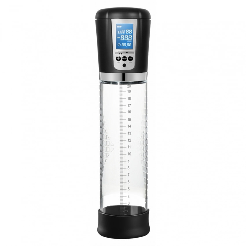 Premium Rechargeable Automatic LCD Pump - Transparent