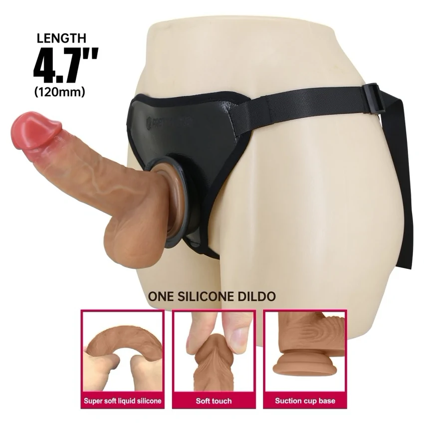 Pretty Love DEBRA — Ham Strap-on Realist, Confort Elastic