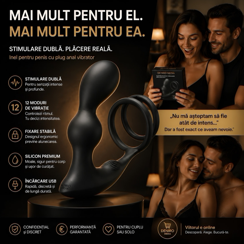 Pretty Love Marshall Inel Vibrant 12 Moduri Reîncărcabil Negru