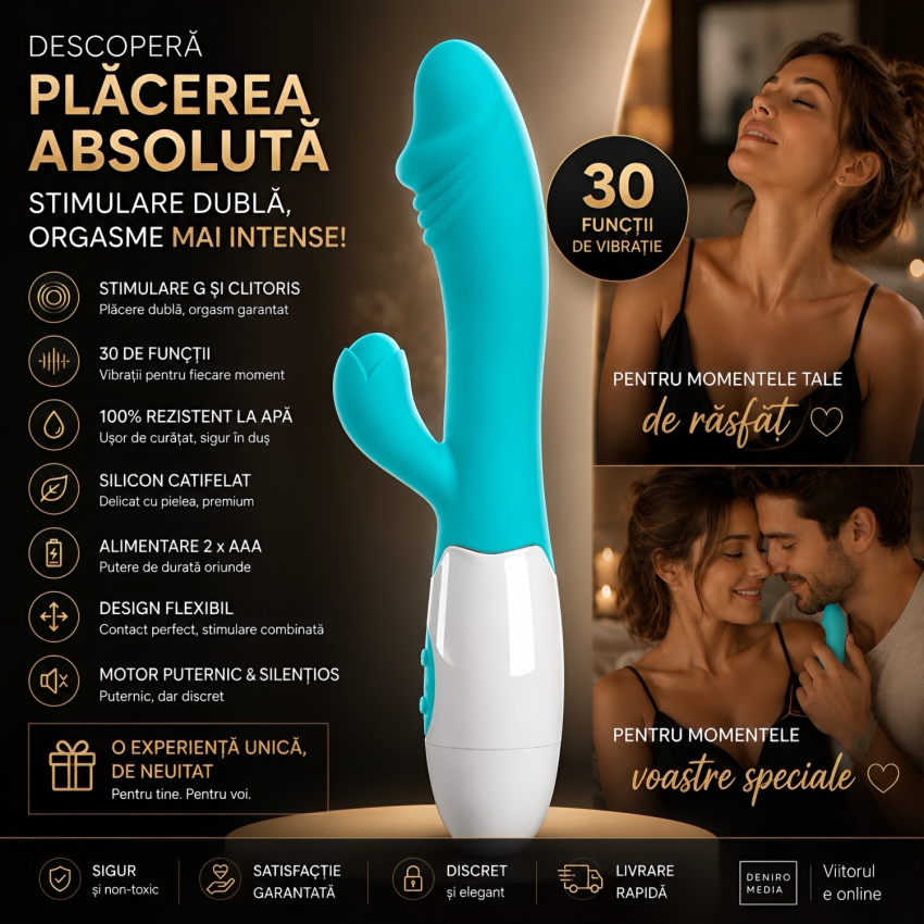 Pretty Love Snappy Rabbit Punct G, 30 Programe Albastru