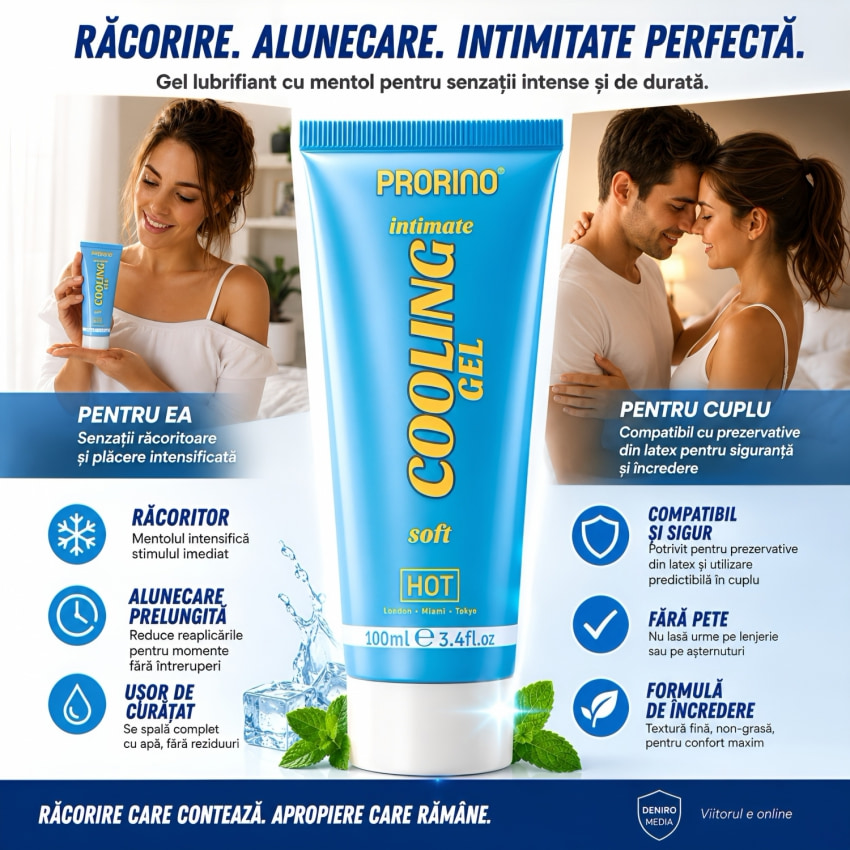 PRORINO Cooling Gel – Efect de Răcire Cu Mentol 100ml