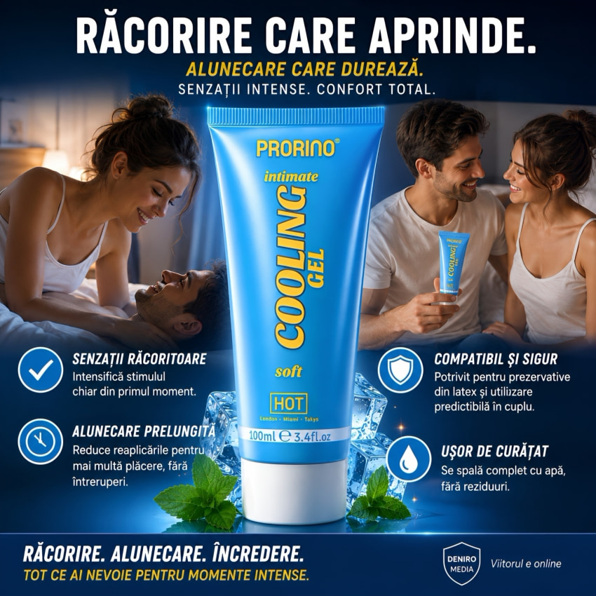 PRORINO Cooling Gel – Concluzie de Răcire Cu Mentol 100ml