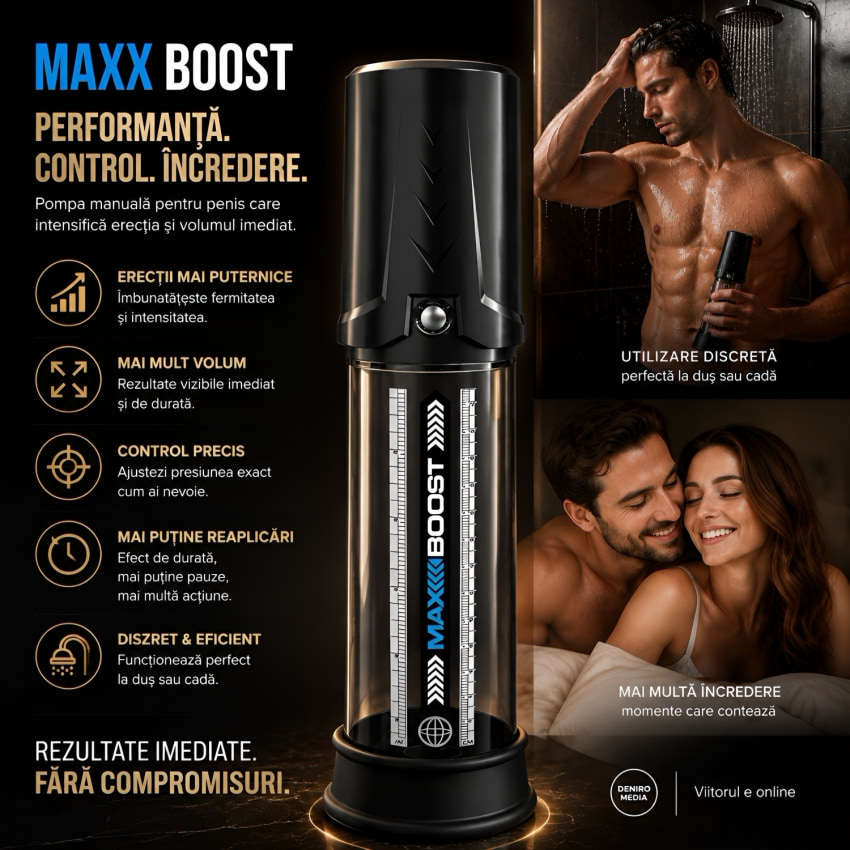 Pump Worx Max Boost Negru