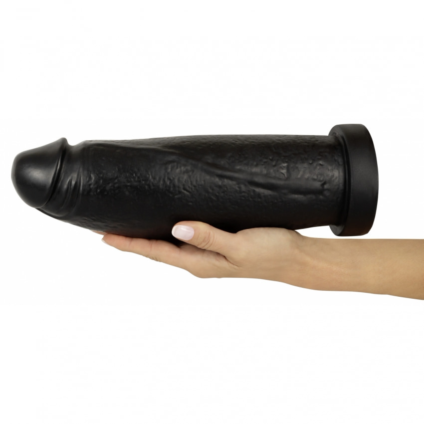 Realistixxx Real Giant XXL, 29,8×9,1 cm cu Ventuză Negru