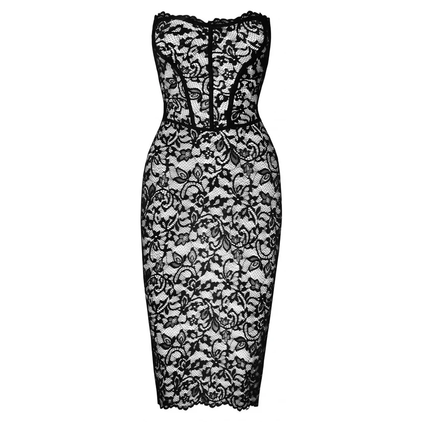 Rochie Noir Handmade Brenda Negru S