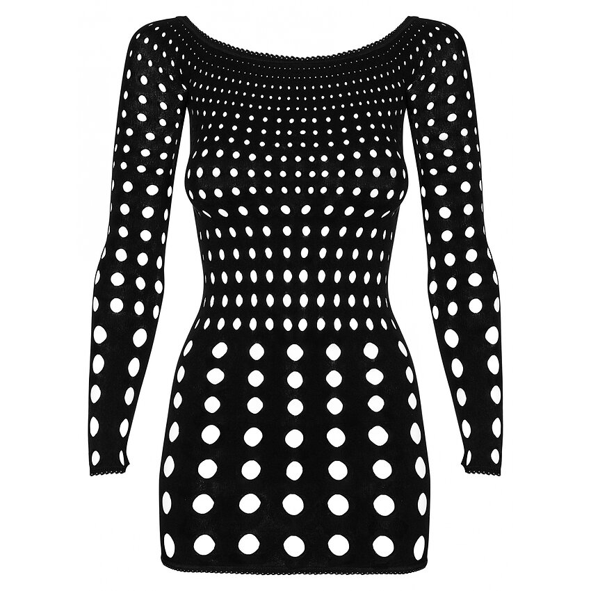 Rochie Obsessive Rocker Negru S-L