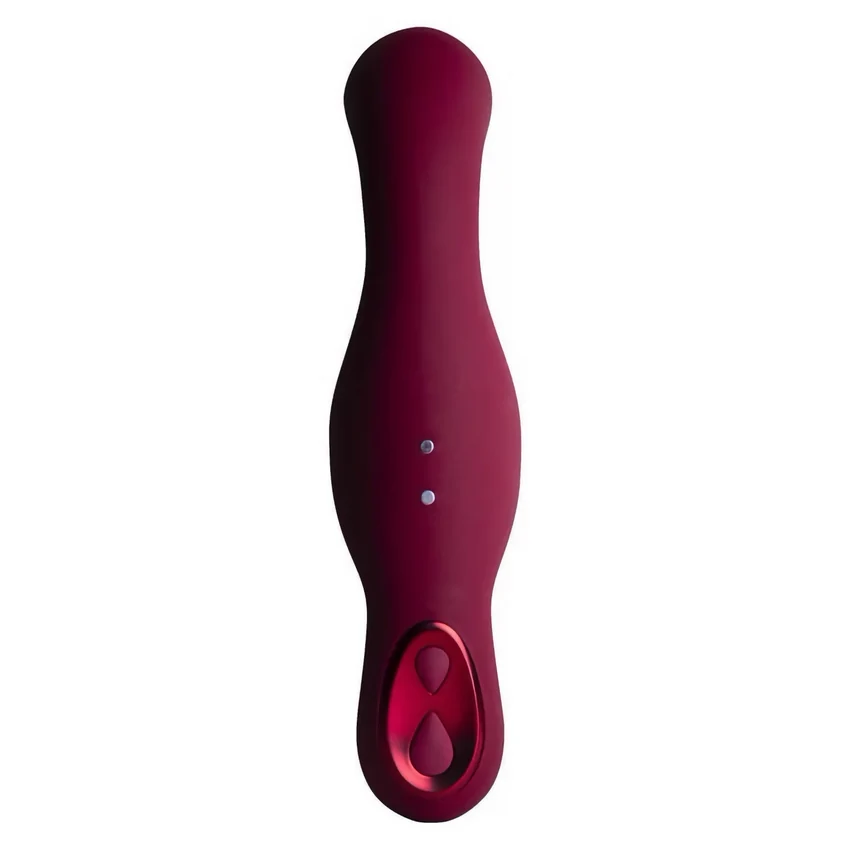 Rocks-Off Ruby Glow Blush — 2 Motoare, USB Reîncărcabil Vişiniu