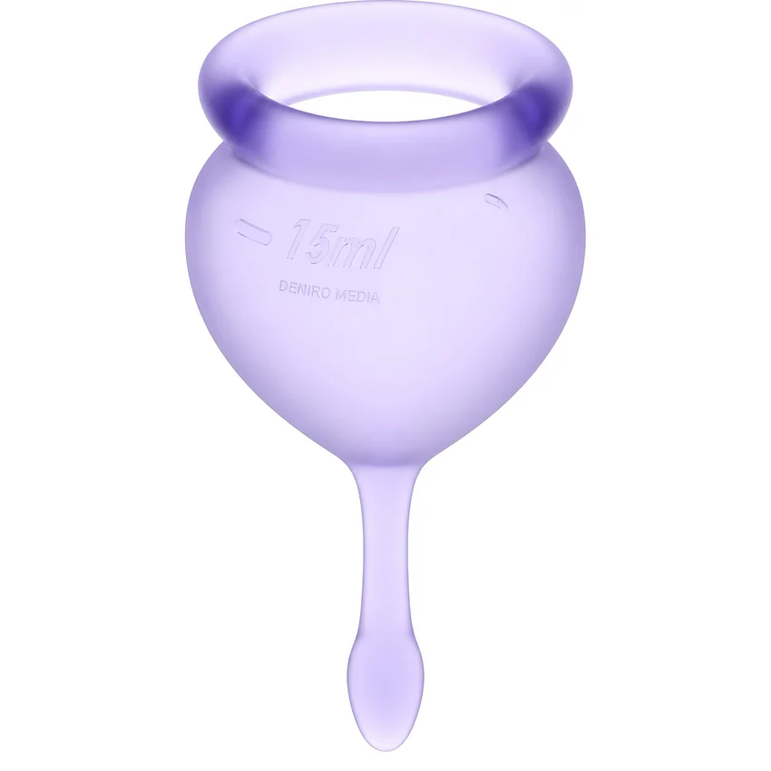Satisfyer Feel Good Menstrual Cup Set Lila