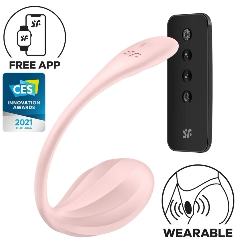 Satisfyer Ribbed Petal Rose 12 Moduri Flexibil IPX7 Roz
